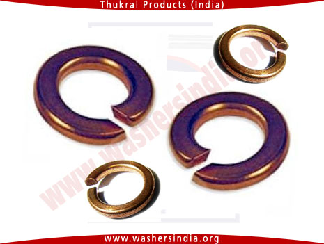 copper spring Washers - copper spring lock washer manufacturers in india punjab ludhiana